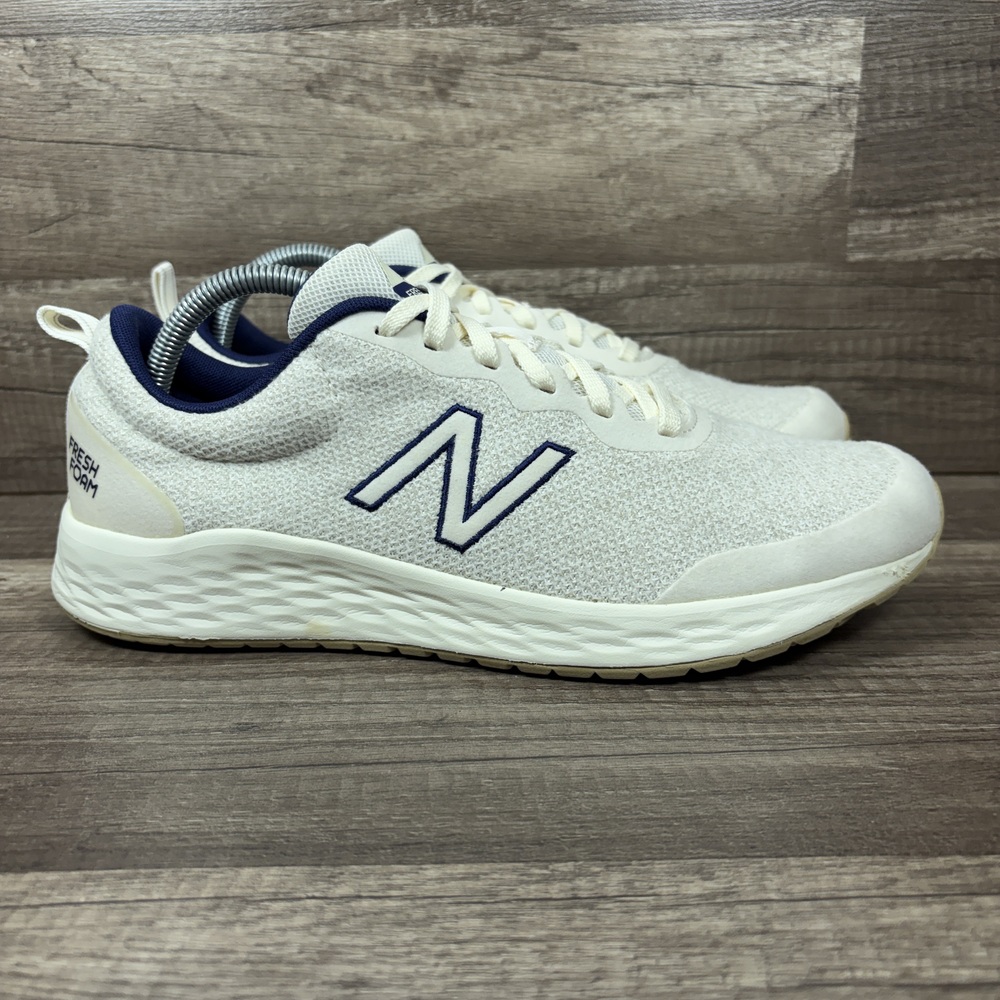 New Balance Fresh Foam Arishi v3 White Blue Mens Size 9.5 MARISMW3 Running Shoes
